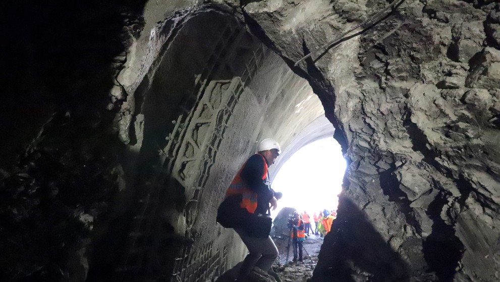 Slávnostné prerazenie tunela Čebrať, ktorý je súčasťou stavby D1 Hubová – Ivachnová.