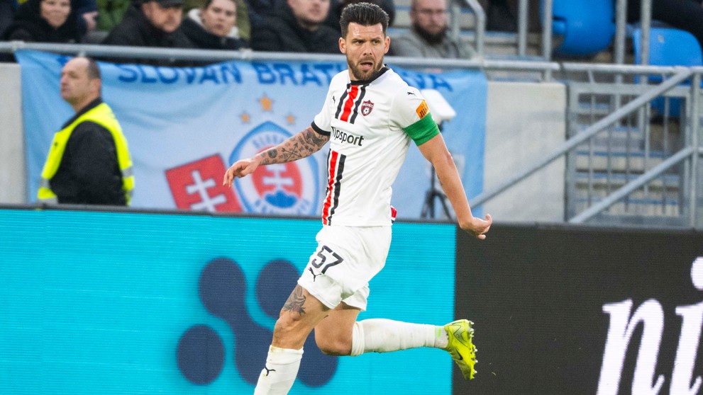 Na snímke Michal Ďuriš (Trnava).