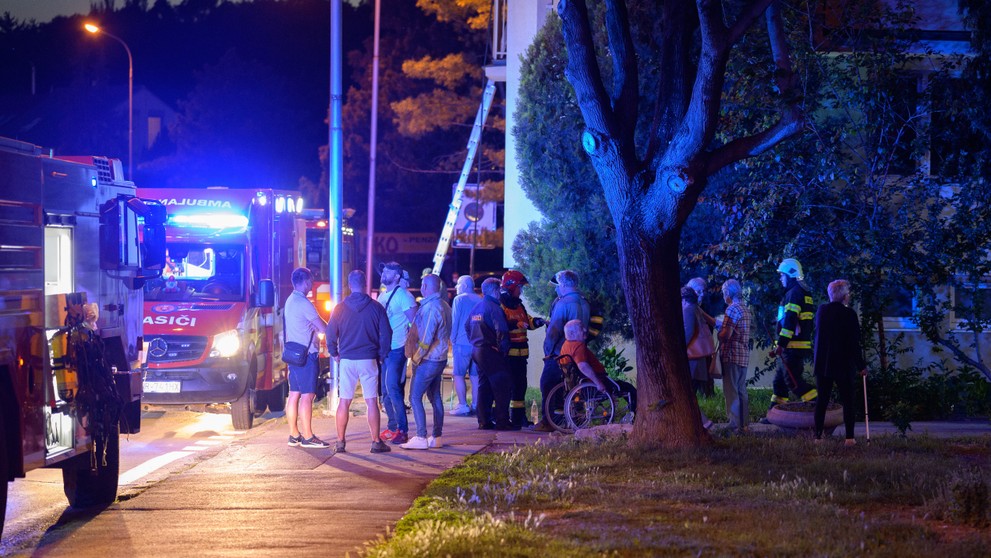 Dramatický požiar v Nitre.