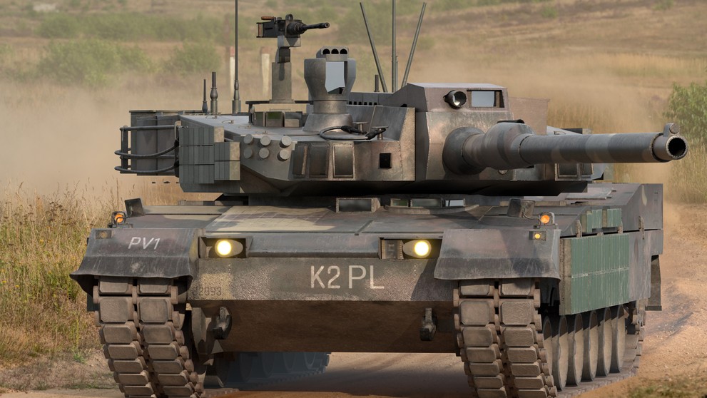 Juhokorejský tank K2 PL.
