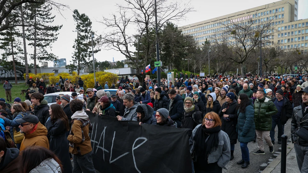 Protestný pochod kultúrnej obce.