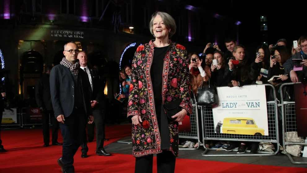 Maggie Smith na červenom koberci