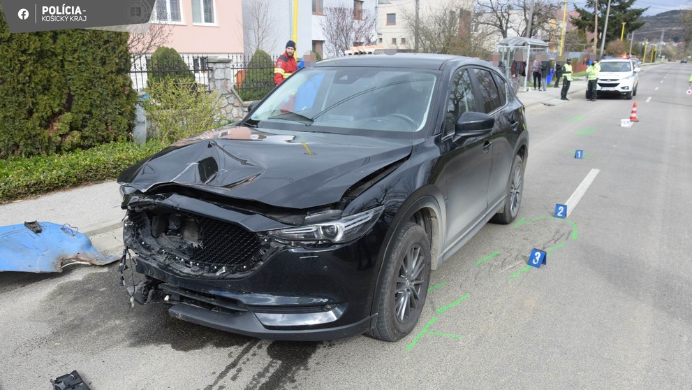 Tragická nehoda v obci Sady nad Torysou.