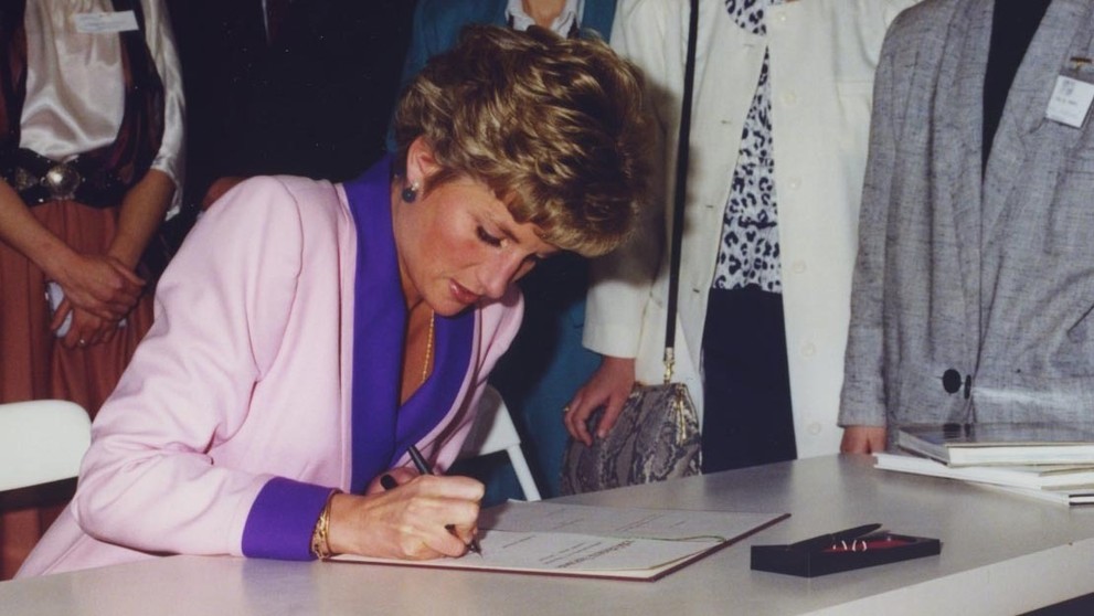 Princezná Diana v Bratislave v roku 1991