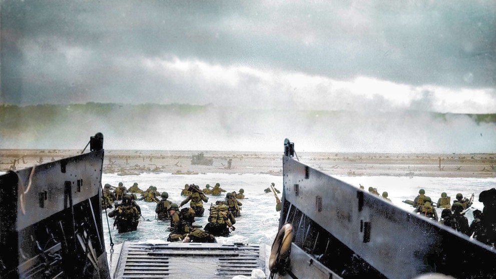Vylodenie americkej pechoty na pláži Omaha