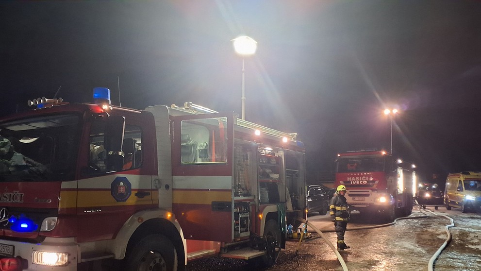 Požiar luxusnej chaty