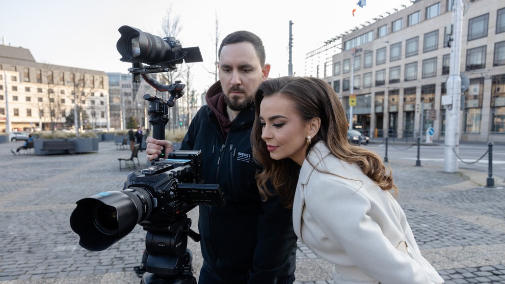 Zuzana Čimová (zákulisie nakrúcania televíznej upútavky)