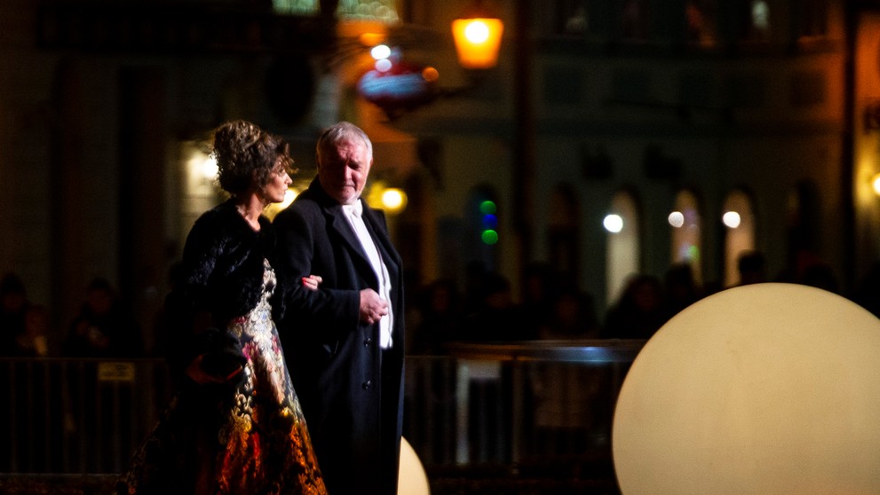 Na snímke bývalý hokejista Zdeno Cíger s partnerkou. 