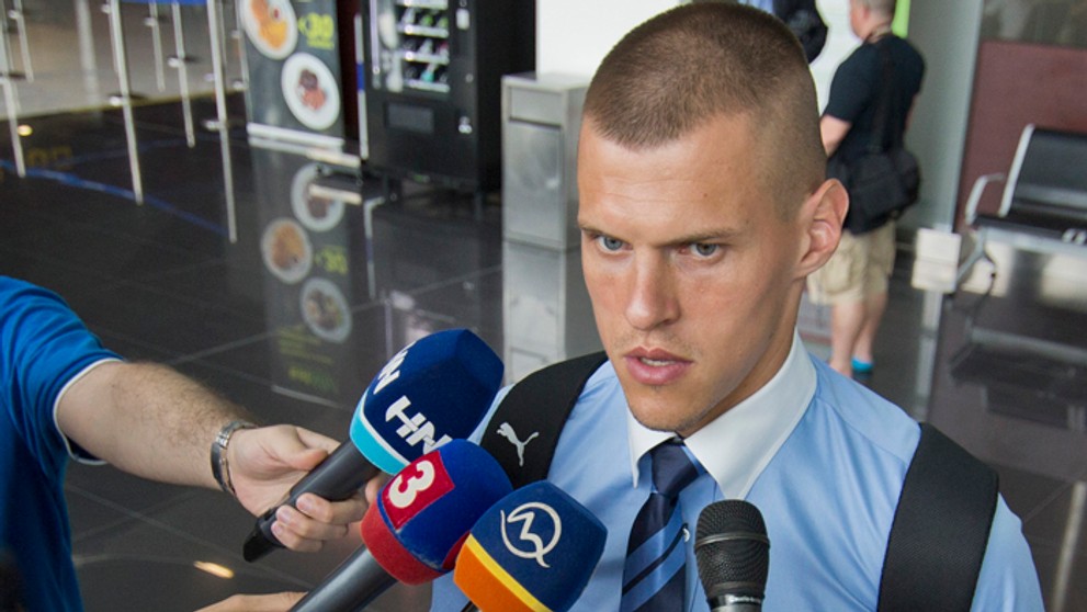 Martin Škrtel pred odletom na ME.