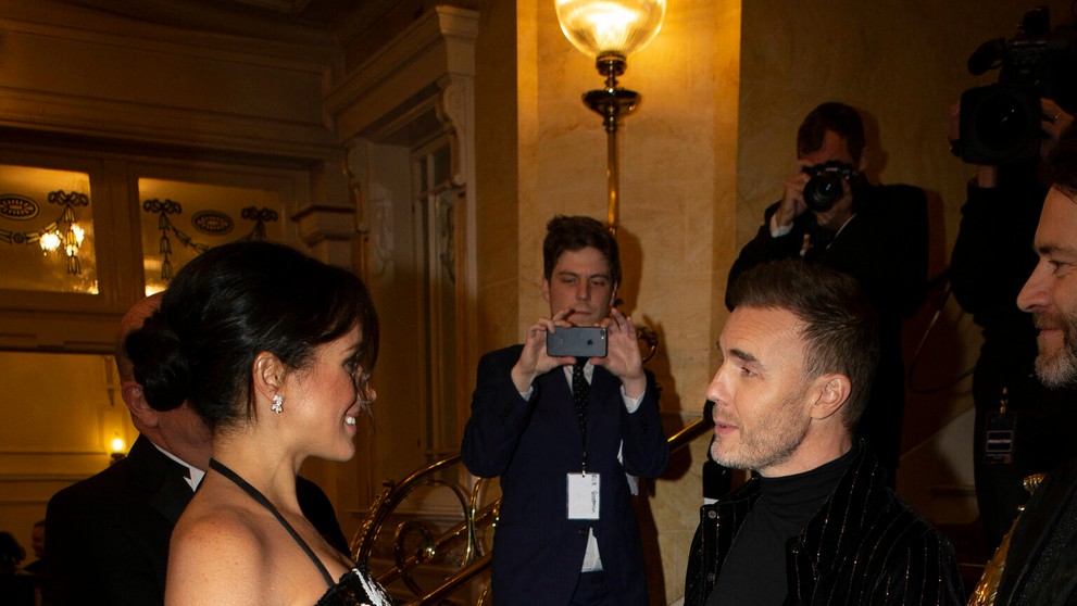 Vojvoda s vojvodkyňou na Royal Variety Performance. 