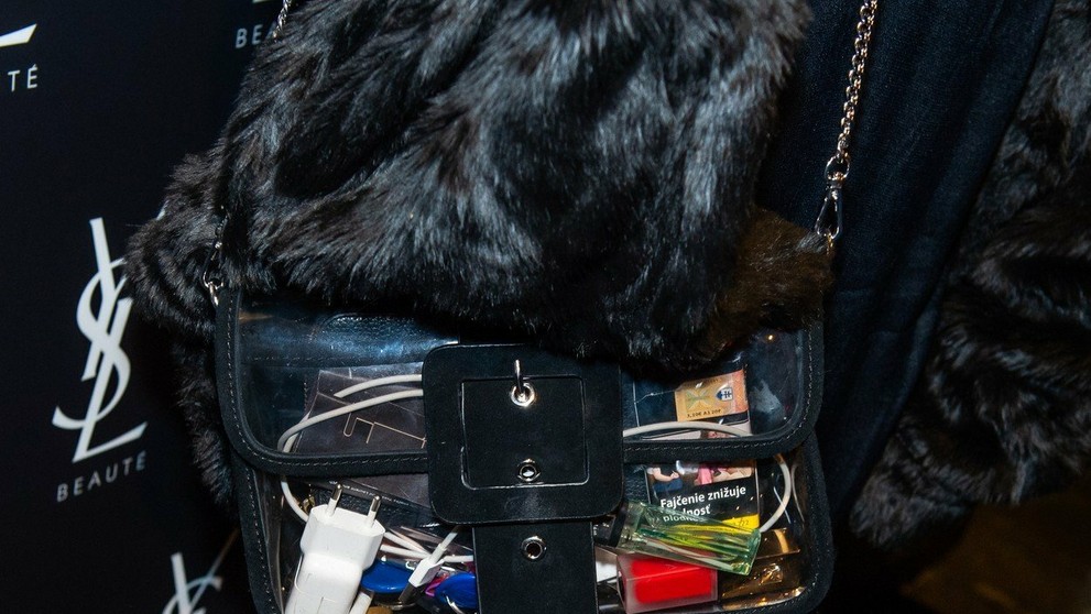 Priehľadná kabelka Emmy Drobnej