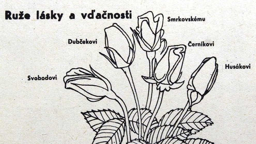 Plagáty, ktoré zosmiešňovali inváziu vojsk Varšavskej zmluvy v auguste roku 1968.