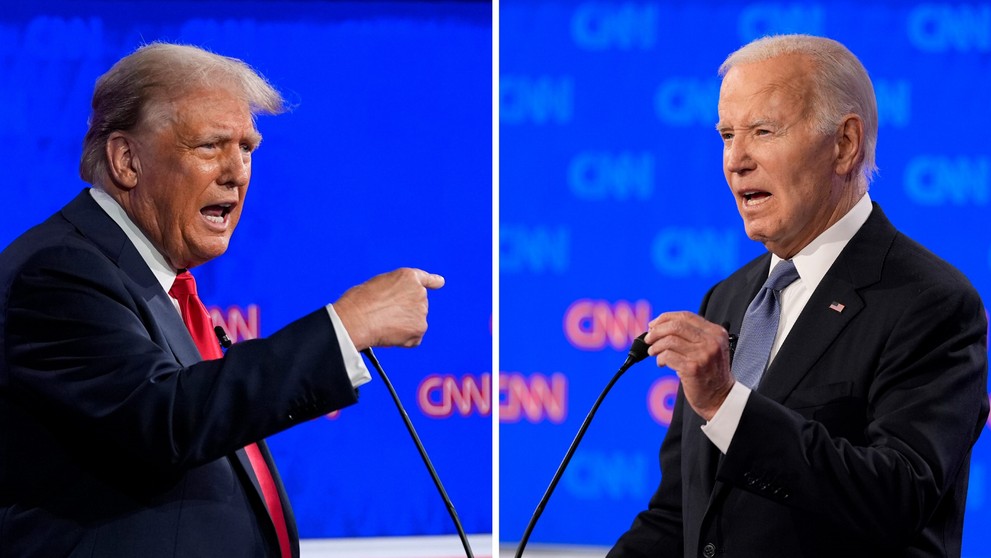 Trump s Bidenom sa stretli v prvej debate.