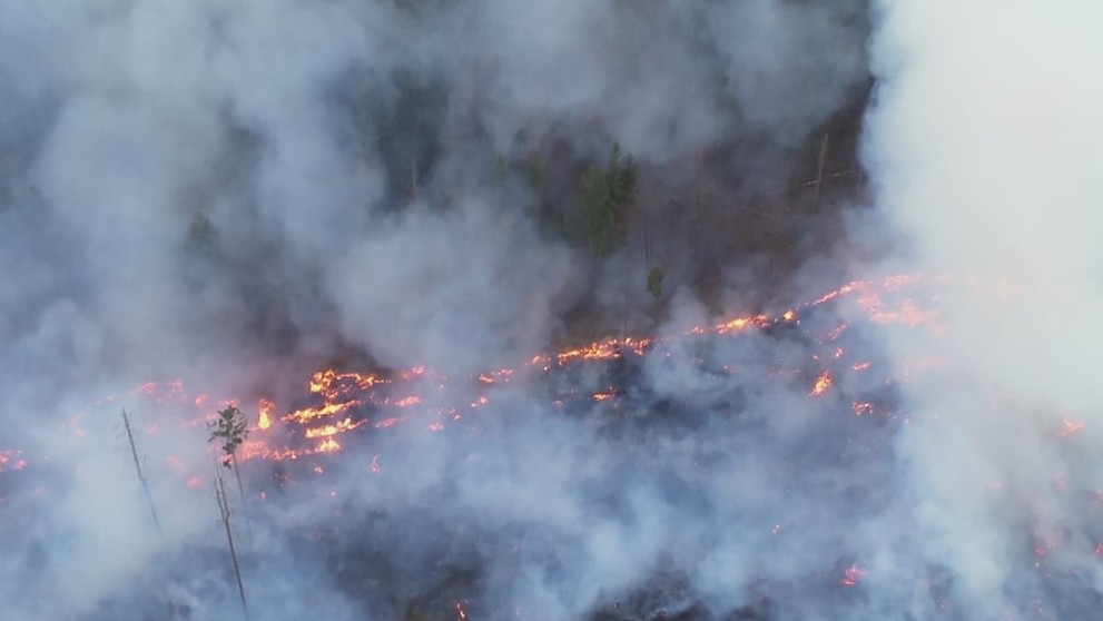 Rozsiahly požiar na Kysuciach.