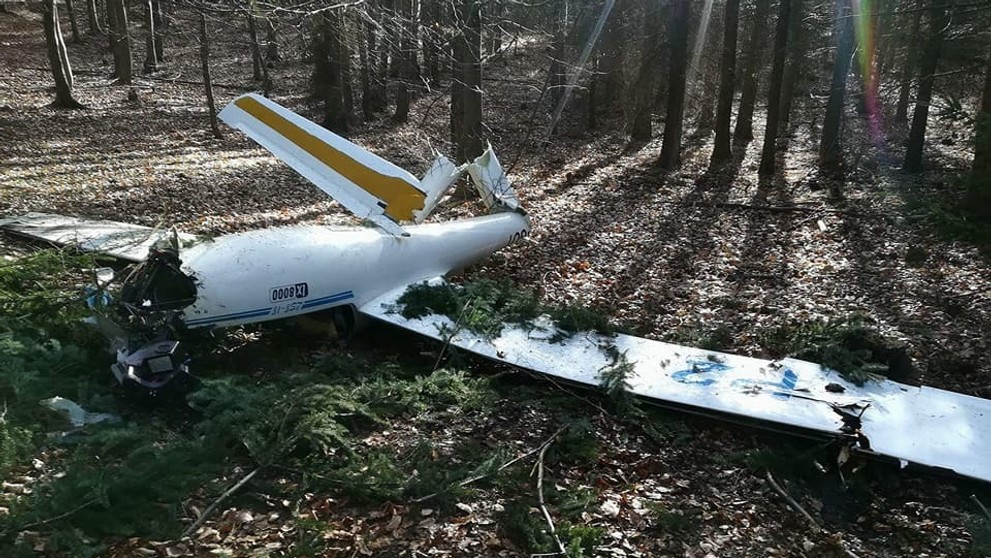 Zrážka vetroňov pri Žiline.