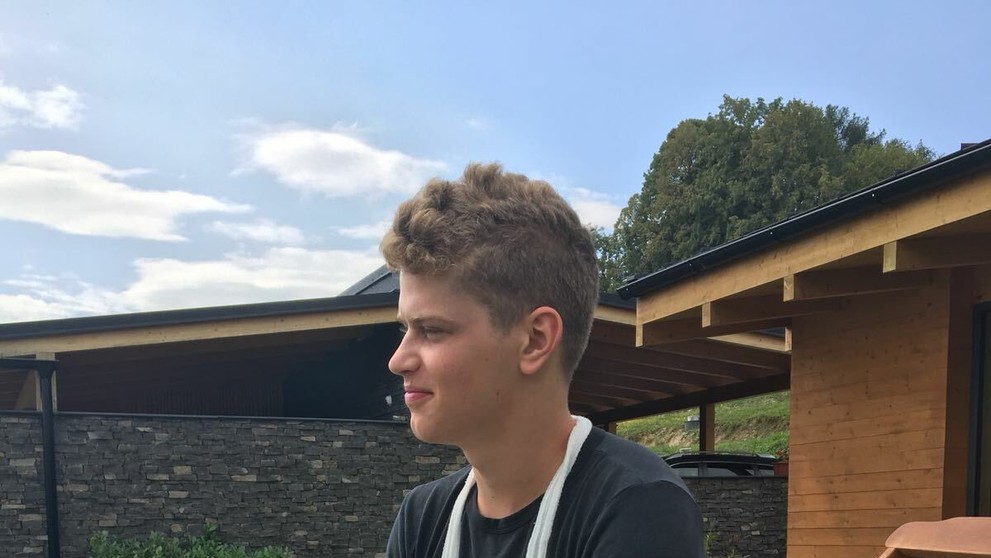 Oliver Oswald po nehode! 