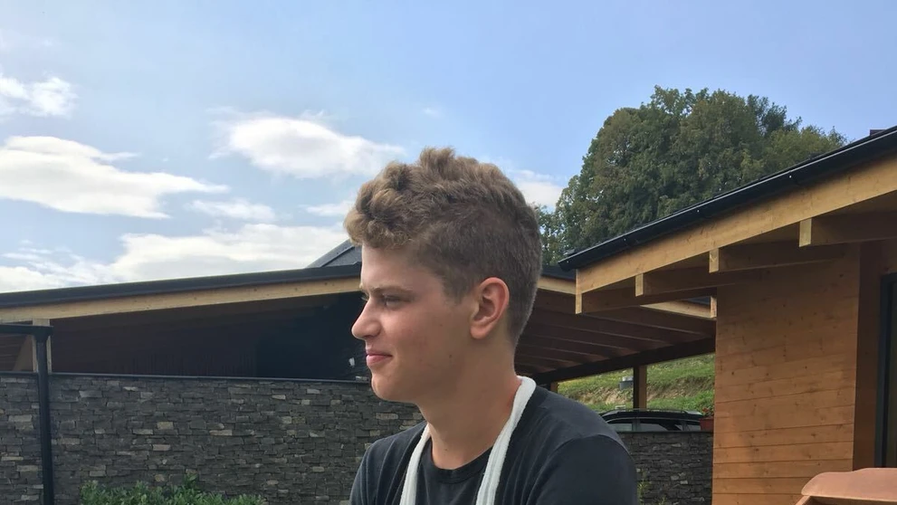 Oliver Oswald po nehode! 