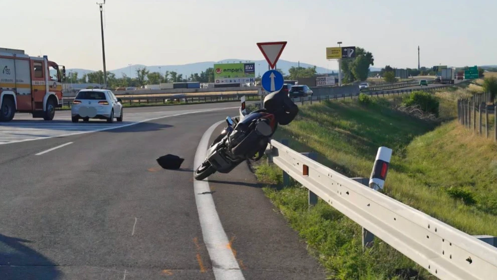 Tragická nehoda motorkára.