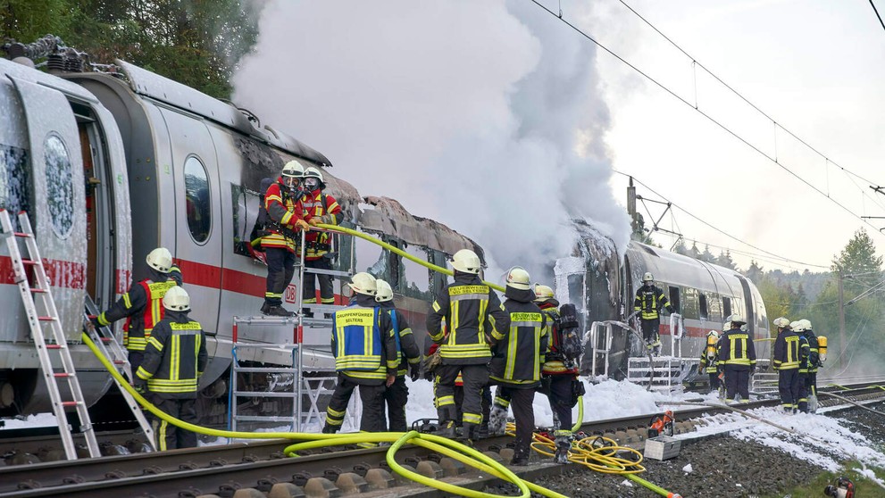 Horiaci vlak v Nemecku