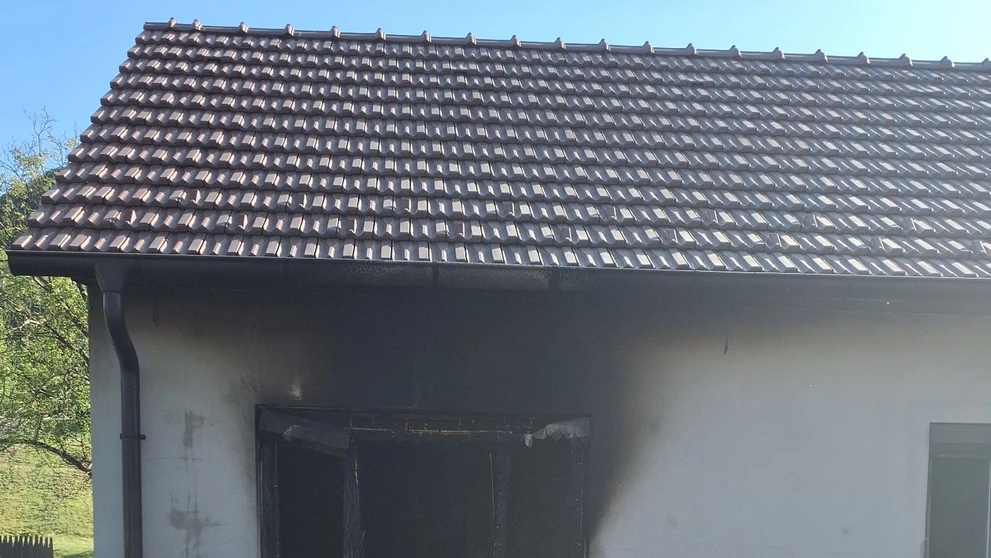Požiar v Perneku.