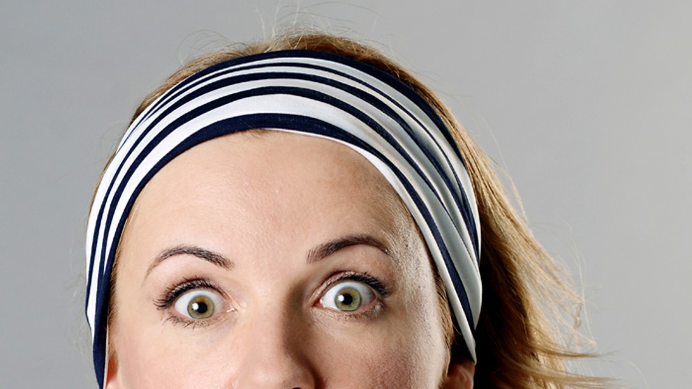 Cvik tvárovej gymnastiky.