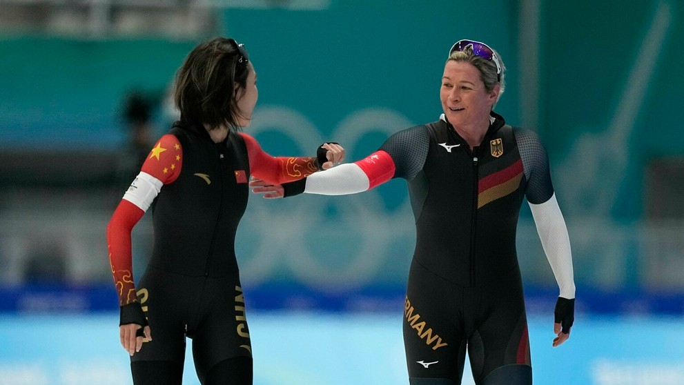 Nemecká rýchlokorčuliarka Claudia Pechsteinová na ZOH 2022