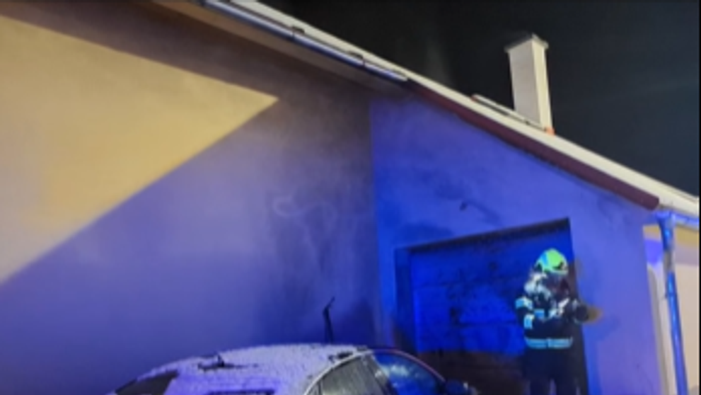 Požiar v Dolnom Kubíne.