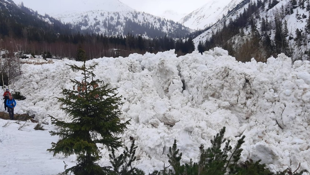 V Žiarskej doline spadla lavína
