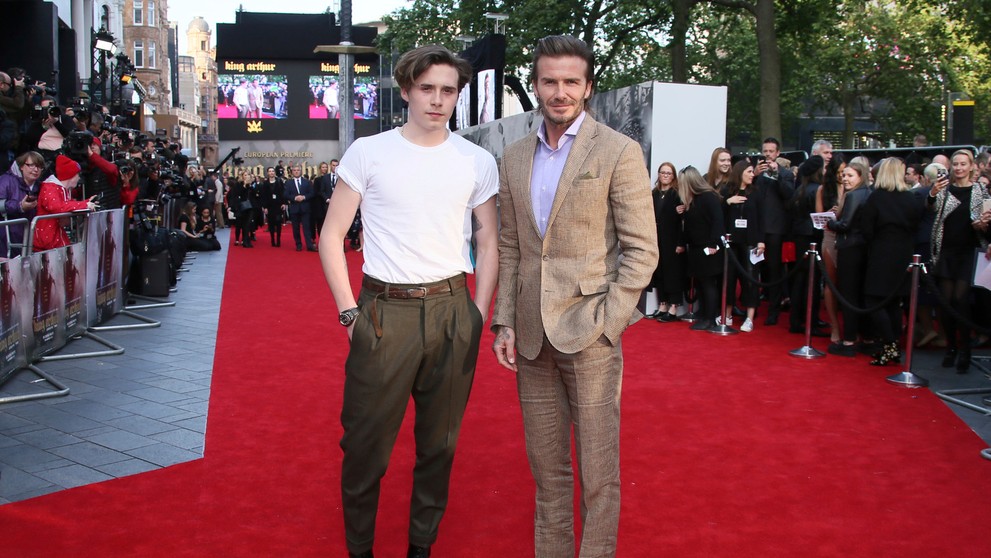 David Beckham a Brooklyn Beckham