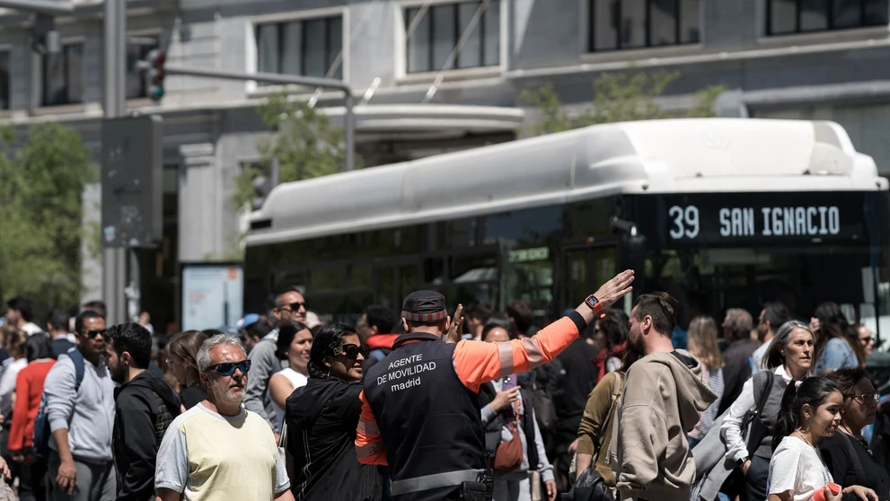 Polícia v Madride riadila situáciu v reflexnom oblečení