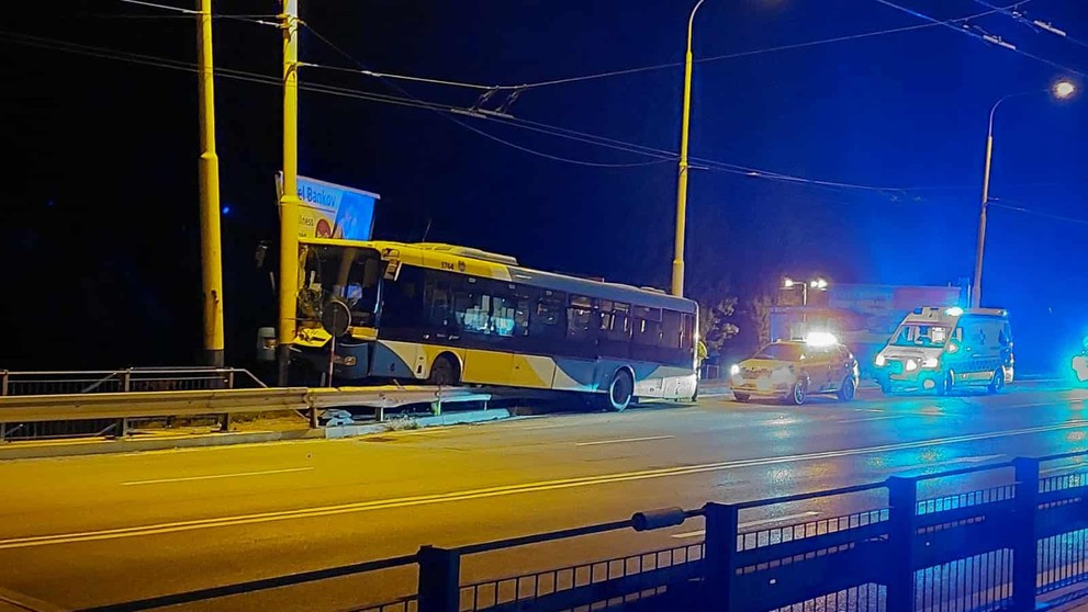 Nočná nehoda v Košiciach