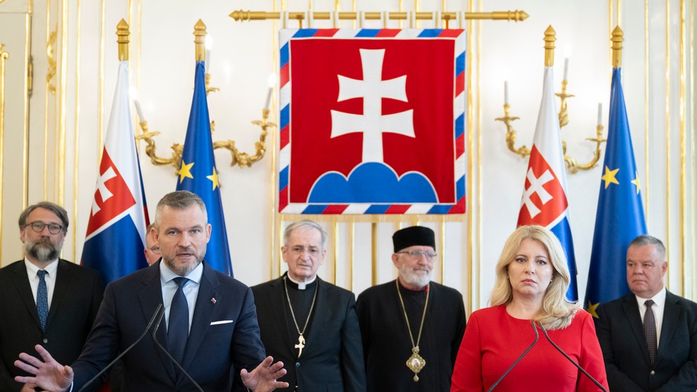 Zuzana Čaputová a Peter Pellegrini