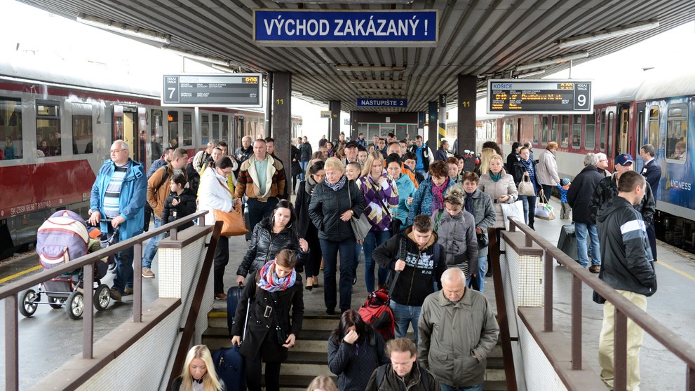 Železničná stanica v Košiciach 