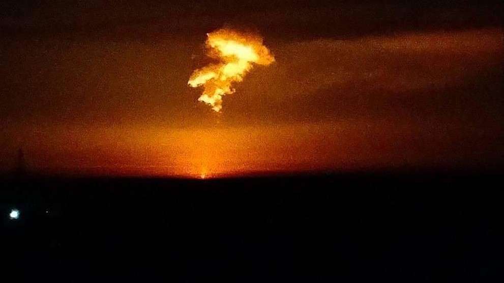 Výbuch čerpacej a meracej plynovej stanice v Sudži.