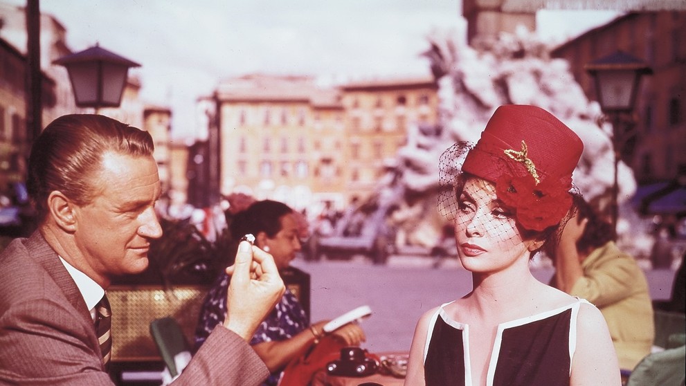 Ronald Howard a Gina Lollobrigida na archívnej snímke z roku 1961.