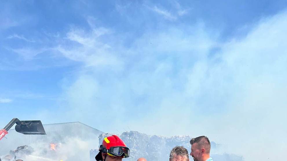 Požiar v Kostolných Kračanoch.