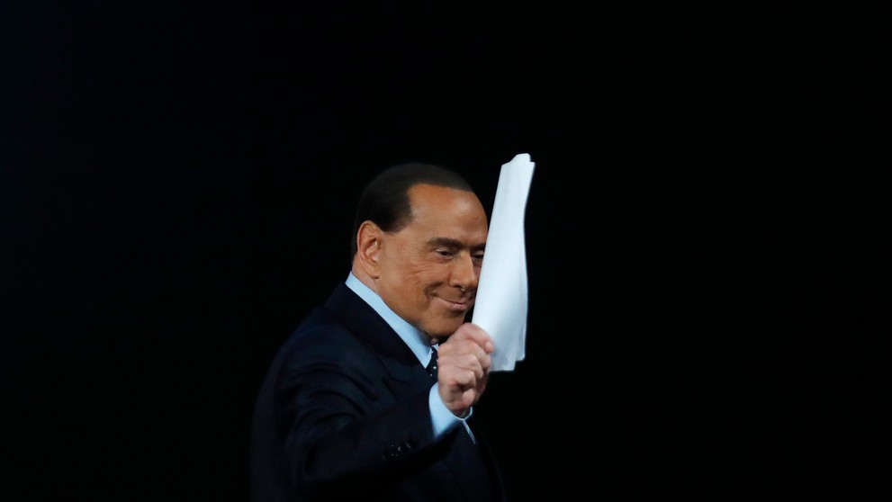 Silvio Berlusconi na archívnej snímke