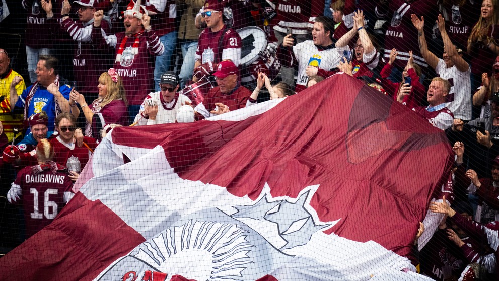 Lotyšskí fanúšikovia