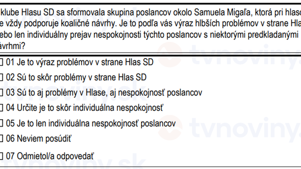 Otázky, ktoré sa pýta Štatistický úrad SR