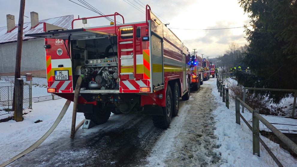 Požiar rodinného domu