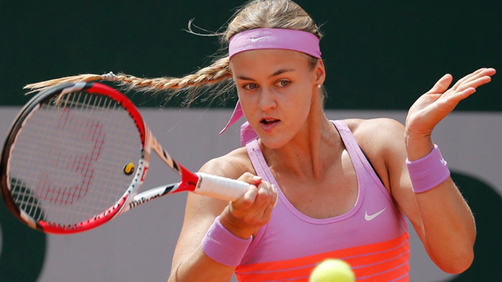 Anna Karolína Schmiedlová na Roland Garros.