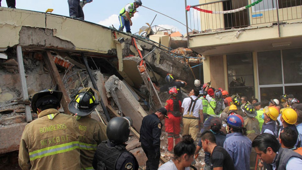 Zemetrasenie v Mexiku.