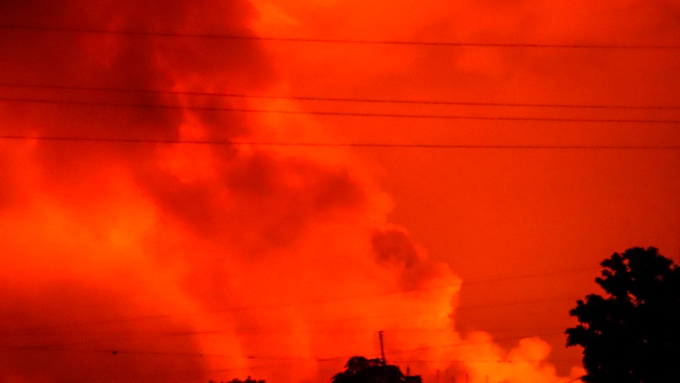 Erupcia sopky Nyiragongo ohrozuje neďaleké mesto Goma, kde vyteká láva