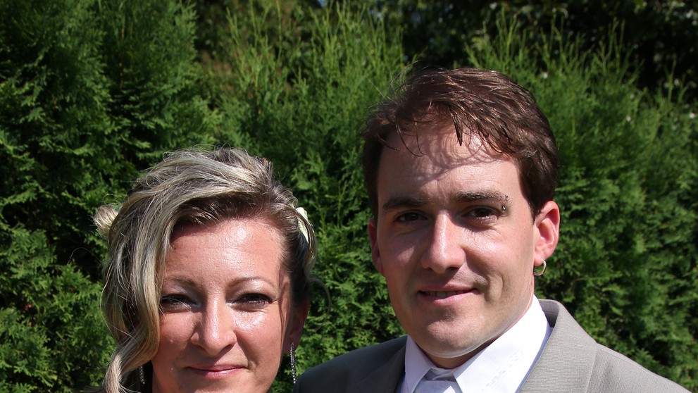 Martina Súlovská s manželom.