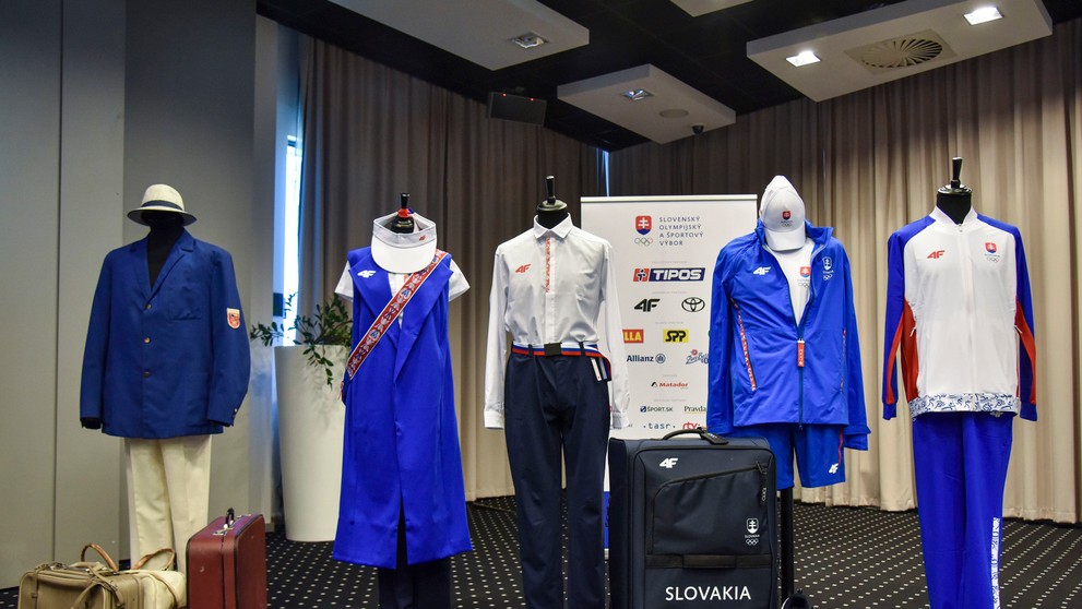 Kolekcia oblečenia slovenskej výpravy na Olympijské hry v Tokiu.