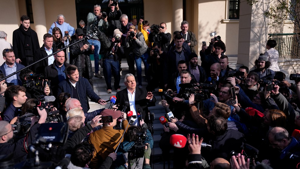 Maďarský premiér a predseda vládneho bloku Fidesz–KDNP Viktor Orbán.