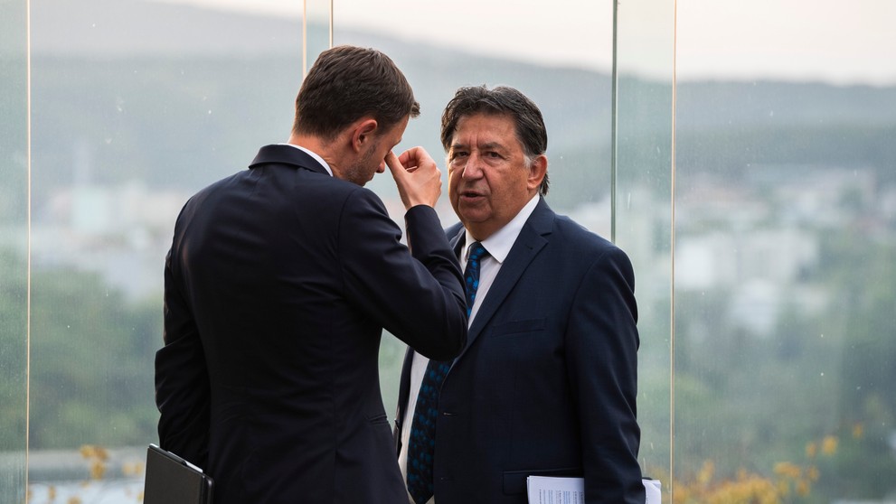 Eduard Heger a Ján Budaj