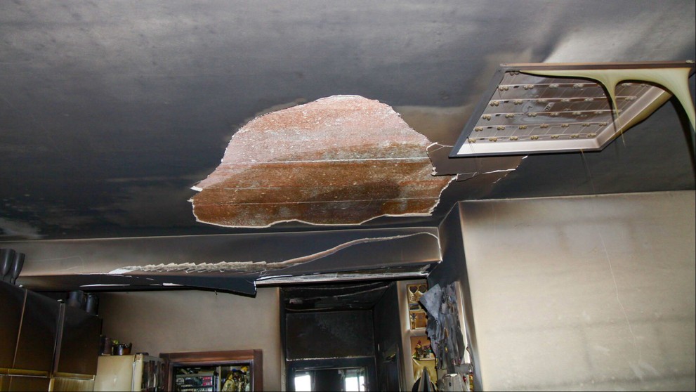 Požiar bytu v Ružinove