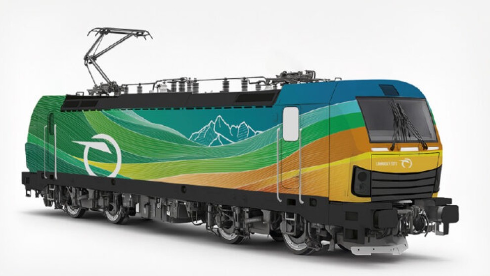 Rušeň s motívom Lomnického štítu