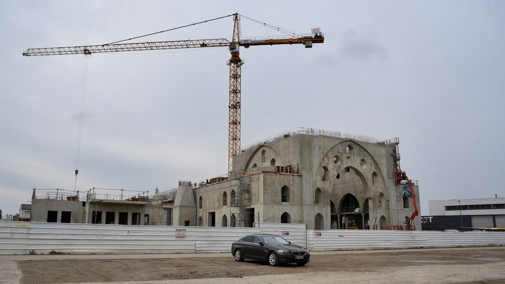 Stavba Mešity Eyyûb Sultan.